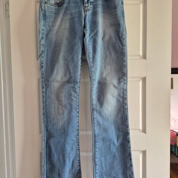 Guess Starlet Boot Women's Light Blue Jeans ~ Size 27 - Picture 1 of 4